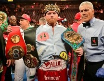 CANELO ÁLVAREZ. La única condición que falta por aclarar para dar pie firme a la pelea es la definición del peso. AFP / ARCHIVO