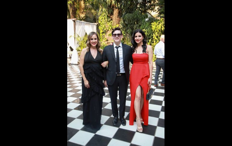 Mariana Soto, Itsuo Martín del Campo y Lilia Valenzuela. GENTE BIEN JALISCO/ Antonio Martínez