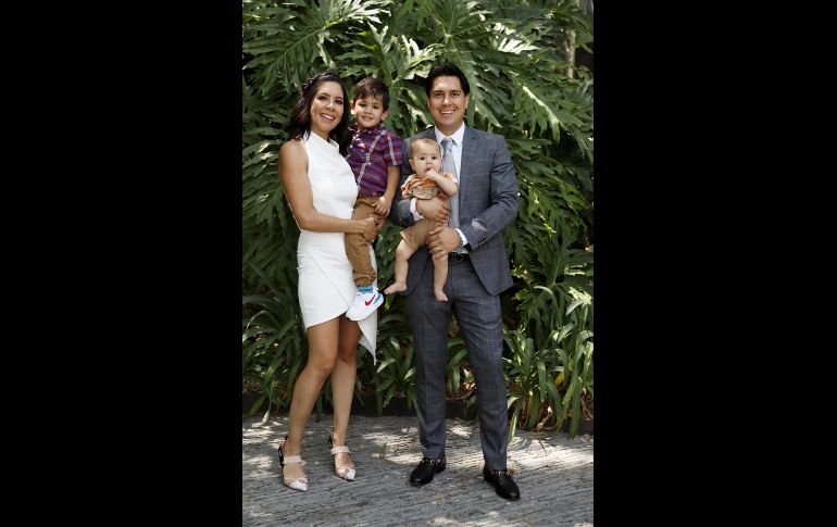 Tatyana Herrera Luis Mario Avalos Herrera, Rodolfo Ávalos Herrera y Luis Mario Avalos. GENTE BIEN JALISCO/ Claudio Jimeno