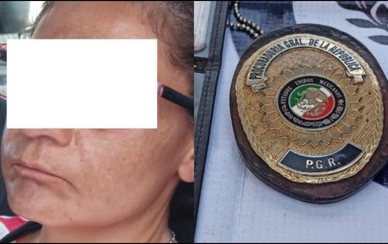 La detenida fue puesta a disposición de un agente del Ministerio Público. ESPECIAL