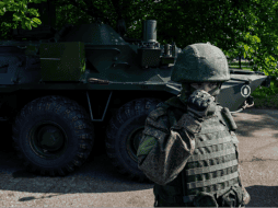 Ucrania avanza sus posiciones un kilómetro en la zona de Vulegdar. EFE/ S. ILNITSKY