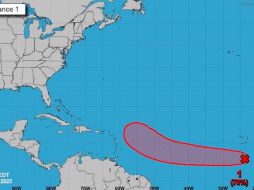 Hay un 70 % de posibilidades de formación de tormenta en siete días. ESPECIAL/NHC
