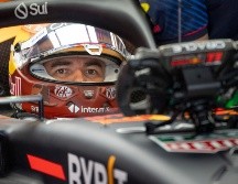 Bajo un clima lluvioso que condicionó la calificación, “Checo” no tuvo su mejor participación. AP/J. Boissinot