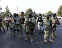 Luego de una balacera fueron detenidos los tres presuntos sicarios. ESPECIAL