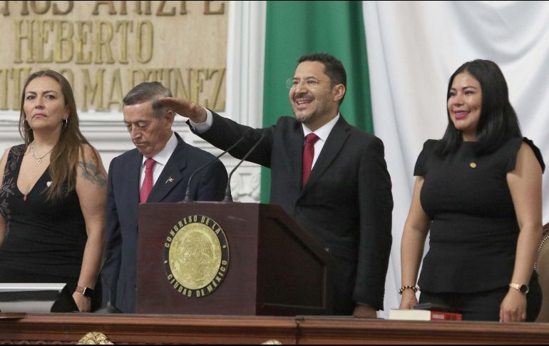 Martí Batres rinde protesta como Jefe de Gobierno de la Ciudad de México. SUN/C. Mejía