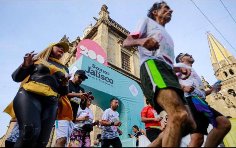 Con un gran ambiente entre familias, destreza deportiva, esfuerzo y alegría se consumó esta carrera. EL INFORMADOR/ C. Zepeda