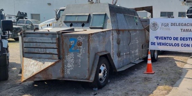 Tamaulipas: It’s Amazing Monster Vehicles Protected in a Cartel (Photos)
