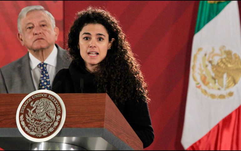 Este lunes 19 de junio, el Presidente López Obrador anunció que Luisa María Alcalde será la nueva titular de la Secretaría de Gobernación (Segob). NTX / ARCHIVO
