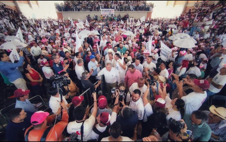 Adán Augusto inició su gira en Puerto Vallarta. TWITTER/@adan_augusto