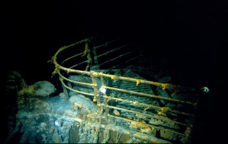 El Titanic se encuentra a 3 mil 800 kilómetros de profundidad. ESPECIAL