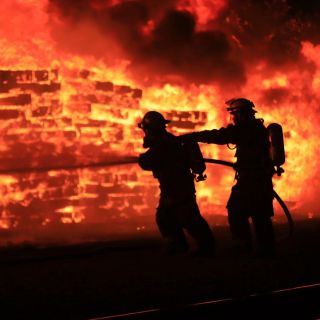 Se registra incendio en patio de maniobras de Ferromex en la colonia Moderna