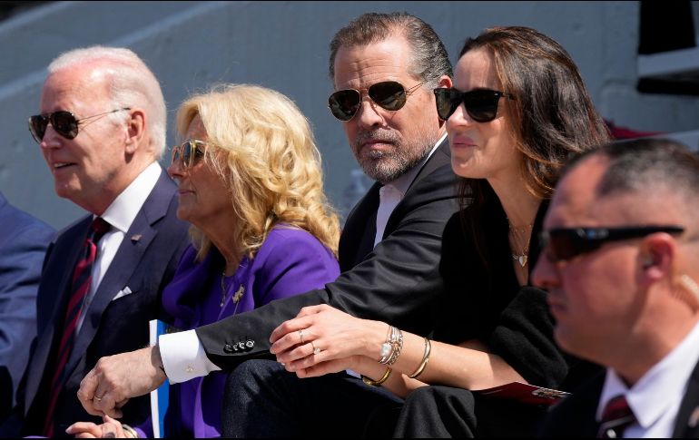 Joe Biden expresó apoyo a su hijo. AP/P. Semansky