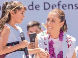 Claudia Sheinbaum toma la estafeta de defender y promover el desarrollo de la mujer en México. ESPECIAL/ @ClaudiaShein