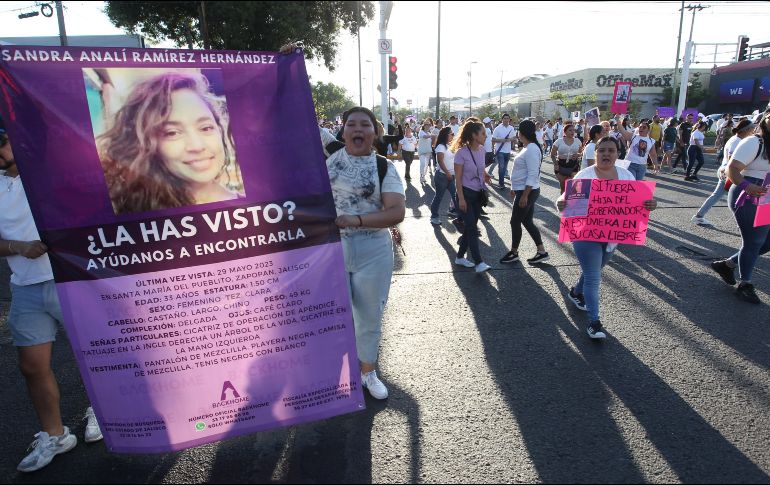 Sandra Analí había sido reportada como desaparecida desde el pasado 29 de mayo. EL INFORMADOR/ A. CAMACHO