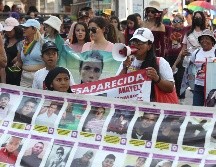 Marcha por los miles de desaparecidos en Jalisco. EL INFORMADOR/ A. CAMACHO