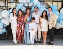 Isabella Aceves, Daniela Barragán, Mónica Ochoa, Álvaro Aceves, Fabrizio Aceves, Renata Aceves y Luis Lozano. GENTE BIEN JALISCO/ Antonio Martíne