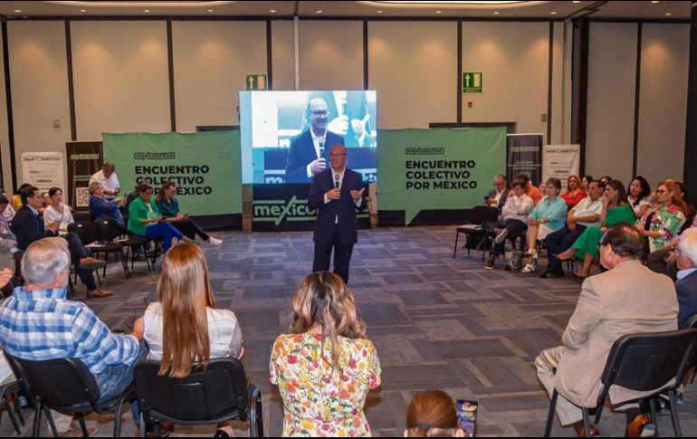 El empresario César de Anda fue uno de los participantes que ofrecieron propuestas para presentar a los aspirantes a la Presidencia. EL INFORMADOR/ C. Zepeda