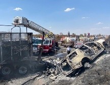 El accidente en la Carretera Zapotlanejo-Lagos de Moreno dejó seis fallecidos y 21 heridos. ESPECIAL