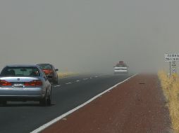 Las tolvaneras se originan por fuertes ráfagas de viento en la época de estiaje. ARCHIVO