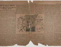 Artículo de 1916 sobre el Chevalier D'Éon. ESPECIAL/LONDON STEREOSCOPIC COMPANY/HULTON ARCHIVE/GETTY IMAGES.