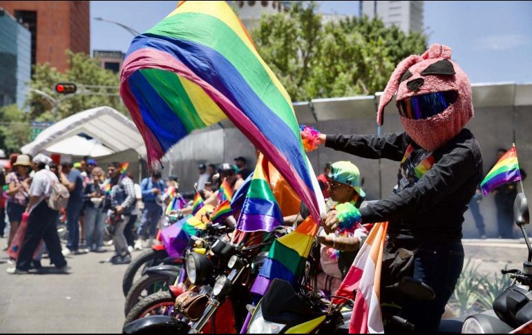 Fue la edición 45 de la Marcha del Orgullo Gay en la Ciudad de México. ESPECIAL
