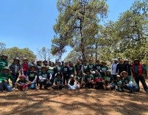 El grupo Reforestamos México estuvo en el Bosque de La Primavera. ESPECIAL