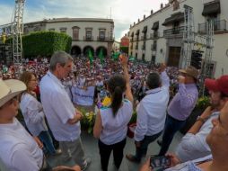 La exjefa de Gobierno festejó su cumpleaños número 61 en Querétaro. ESPECIAL