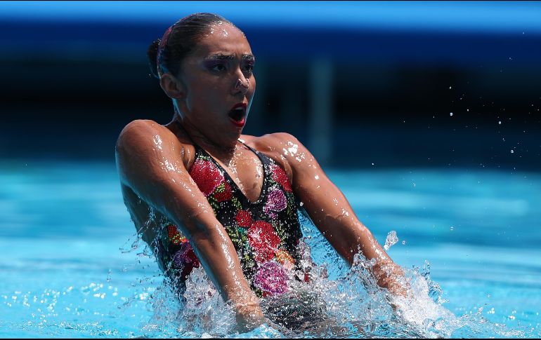 Joana Jiménez (foto) y Nuria Diosdado compartieron el podio con las parejas de Colombia y Aruba. EFE/J. Jácome