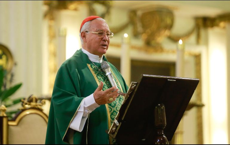 El Cardenal Francisco Robles Ortega señaló que el tema de las corcholatas ha desviado la atención de los problemas importantes de la sociedad. EL INFORMADOR/ ARCHIVO