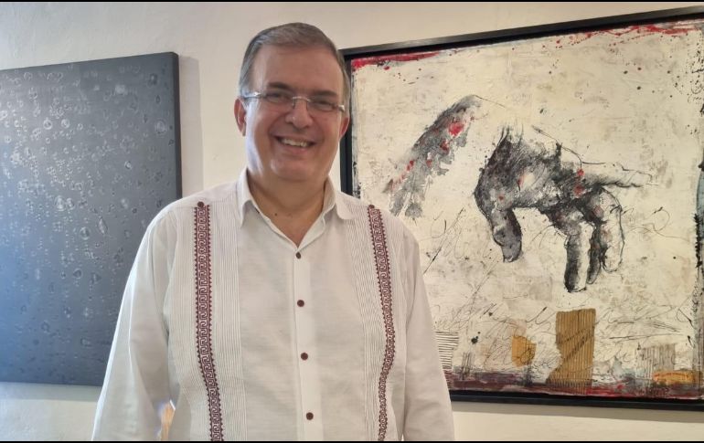 Marcelo Ebrard acudió a Puerto Vallarta, Jalisco, como parte de sus recorridos en los estados de la República. EL INFORMADOR/ J. Velazco