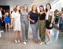 María Paula Álvarez, Carola Galindo, Mónica Cruz, Montse Preciado y Ximena Hernández. GENTE BIEN JALISCO/ Antonio Martínez