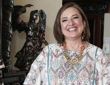 La senadora del Partido Acción Nacional, Xóchitl Gálvez, ha sido la más aplaudida en la reunión que organiza el consejo, encabezado César de Anda Molina. EL INFORMADOR/ A. CAMACHO