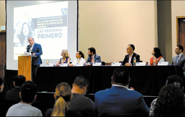 Conmemoración del Día Internacional contra el Uso Indebido y el Tráfico Ilícito de Drogas. ESPECIAL