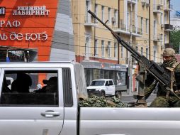 Miembros del Grupo Wagner en una fotografía de archivo. EFE