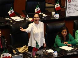 Mediante su cuenta oficial de Twitter, la senadora Lilly Téllez dijo que no participará en el proceso de la oposición. SUN / ARCHIVO
