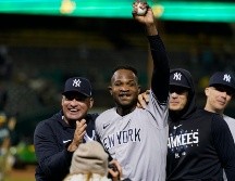 Domingo blanqueó a la novena de Oakland en su casa, luego de despedir a 26 bateadores al hilo. AP/Godofredo Vásquez