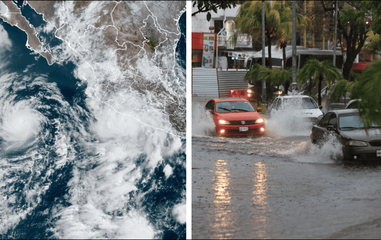 La Coordinación Nacional de Protección Civil del Gobierno de México ha advertido que 33 municipios en total permanecen en alerta naranja por la cercanía del huracán 