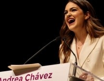 Andrea Chávez envió un mensaje en redes sociales a políticos panistas. ESPECIAL