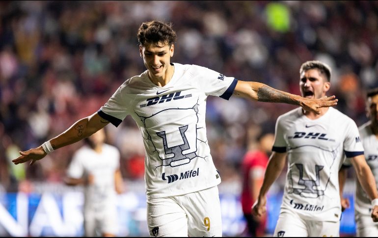 Dinneno anotó el segundo gol de los Pumas. IMAGO7/A. Gutiérrez