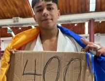 David Haro alcanzó esta histórica marca en la actividad del judo. ESPECIAL/Code Jalisco