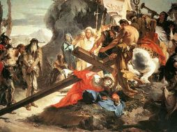 «El que no toma su cruz y me sigue, no es digno de mí». WIKIMEDIA/«Cristo cargando la cruz», de Giambattista Tiepolo