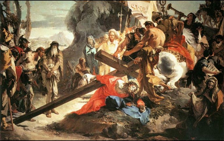 «El que no toma su cruz y me sigue, no es digno de mí». WIKIMEDIA/«Cristo cargando la cruz», de Giambattista Tiepolo
