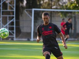 Mauro Manotas durante un entrenamiento del Atlas. TWITTER/@AtlasFC
