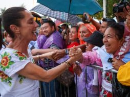 Sheinbaum Pardo puntualizó que una de las mejores maneras de continuar construyendo un país con bienestar es seguir con la lucha a favor de los derechos. CORTESÍA