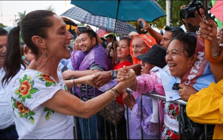 Sheinbaum Pardo puntualizó que una de las mejores maneras de continuar construyendo un país con bienestar es seguir con la lucha a favor de los derechos. CORTESÍA
