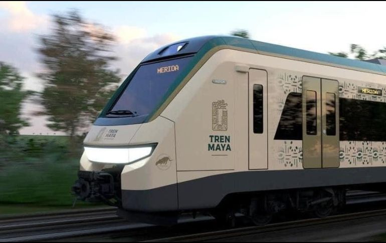 Este primer tren fue fabricado en México. ESPECIAL/Gobierno de Campeche