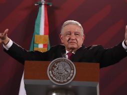 López Obrador comenta que estaba en San Salvador Atenco el viernes pasado, cuando la secretaria de Seguridad, Rosa Icela Rodríguez, le informó de la liberación. SUN / B. Fregoso