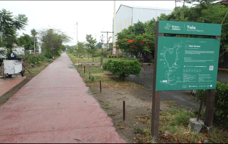 Las Vías Verdes forman parte de las Rutas Creativas que incluye 91 kilómetros de senderos no motorizados. EL INFORMADOR/ A. NAVARRO