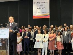 Los senadores fundaron el Movimiento Congruencia por México. ESPECIAL