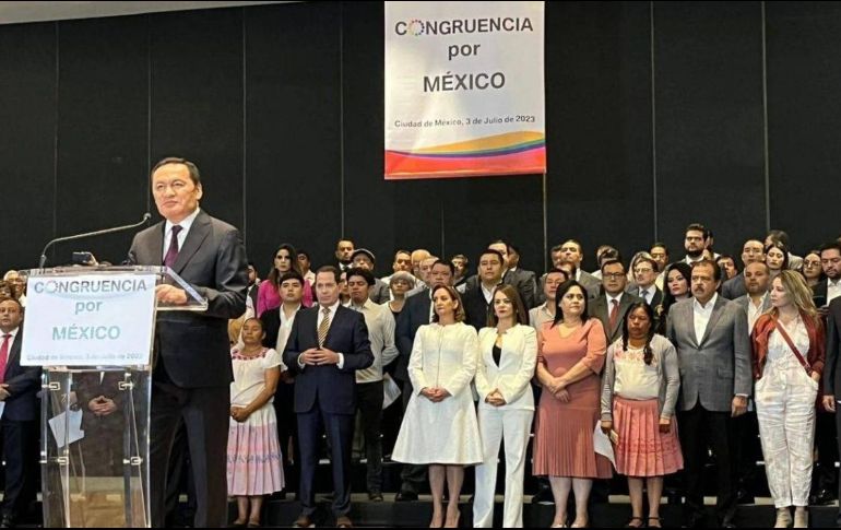 Los senadores fundaron el Movimiento Congruencia por México. ESPECIAL